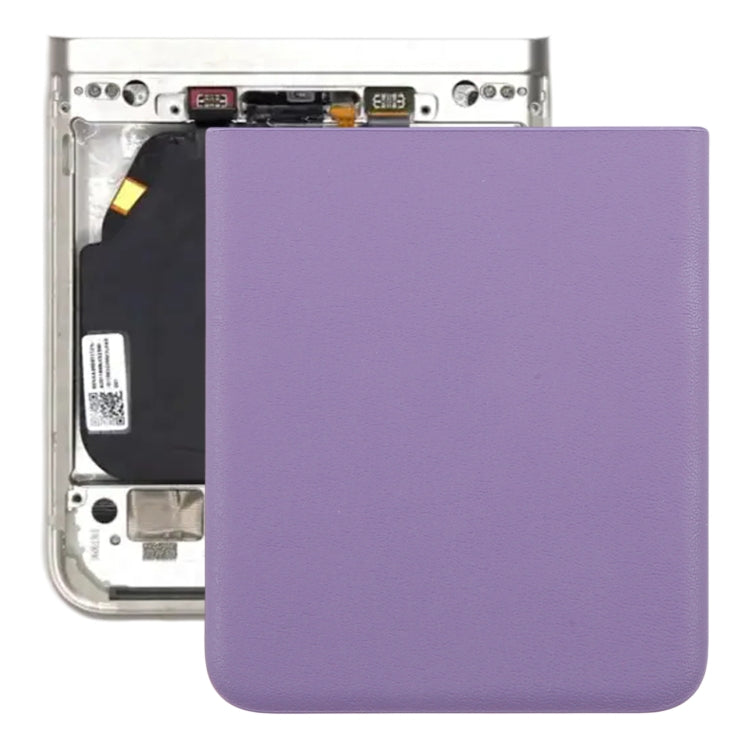 For Motorola Razr 40 Original Lower Part Battery Back Cover(Purple) - Back Cover by buy2fix | Online Shopping UK | buy2fix