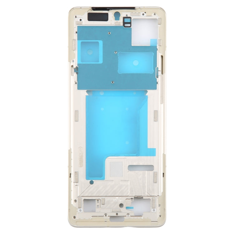 For Motorola Moto X50 Ultra Original Front Housing LCD Frame Bezel Plate (Gold) - Frame Bezel Plate by buy2fix | Online Shopping UK | buy2fix