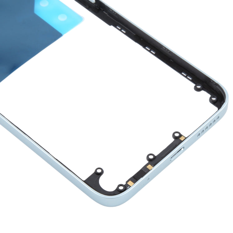 For Xiaomi Redmi 13 4G Original Middle Frame Bezel Plate (Blue) - Frame Bezel Plate by buy2fix | Online Shopping UK | buy2fix