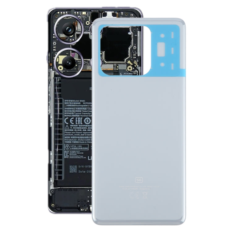 For Xiaomi Poco X6 Pro 5G Original Battery Back Cover(Gray) - Back Cover by buy2fix | Online Shopping UK | buy2fix