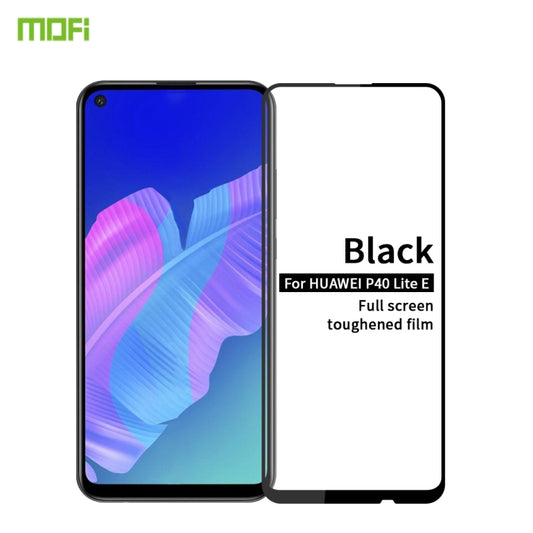 For Huawei Y7P MOFI 9H 2.5D Full Screen Tempered Glass Film(Black) - Huawei Tempered Glass by MOFI | Online Shopping UK | buy2fix