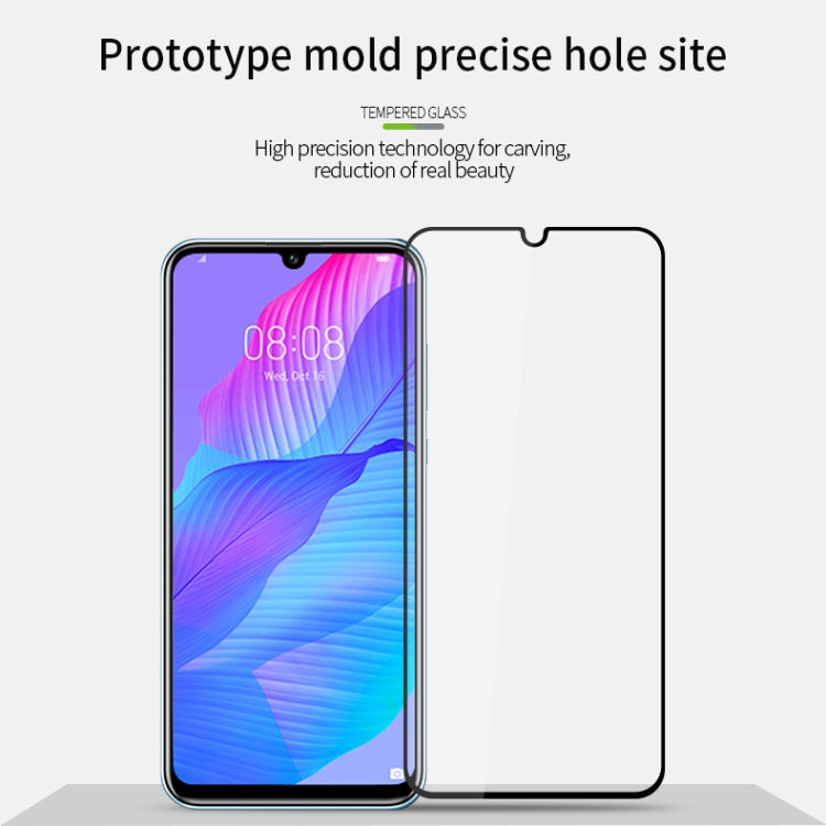 For Huawei Y8P / P smart S MOFI 9H 2.5D Full Screen Tempered Glass Film(Black) - Huawei Tempered Glass by MOFI | Online Shopping UK | buy2fix