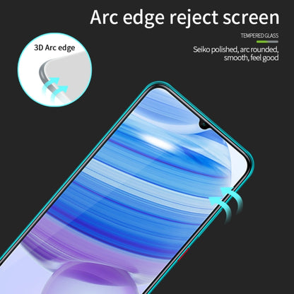 For Xiaomi Redmi 10X 5G PINWUYO 9H 3D Curved Full Screen Explosion-proof Tempered Glass Film(Black) -  by PINWUYO | Online Shopping UK | buy2fix