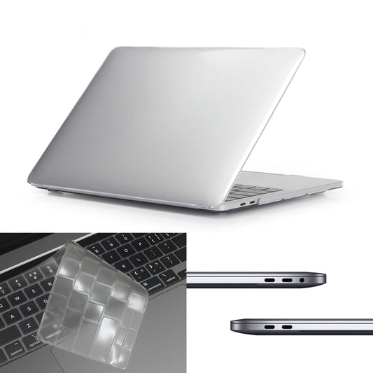 ENKAY Hat-Prince 3 in 1 For MacBook Pro 13 inch A2289 / A2251 (2020) Crystal Hard Shell Protective Case + US Version Ultra-thin TPU Keyboard Protector Cover + Anti-dust Plugs Set(Transparent) - MacBook Pro Cases by ENKAY | Online Shopping UK | buy2fix