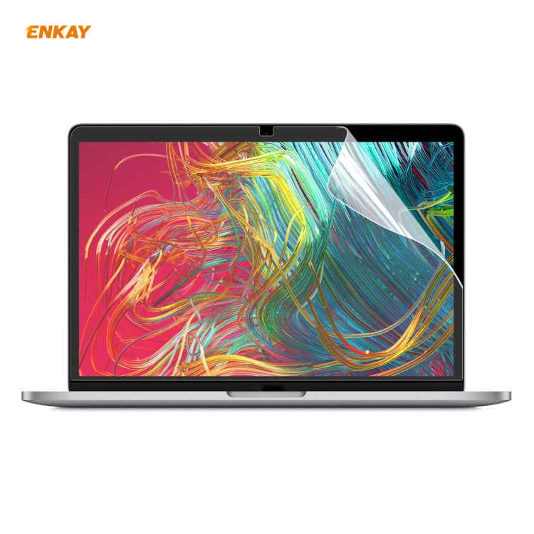 ENKAY Laptop Clear HD PET Screen Protector For MacBook Pro 16 inch A2141 (2019) - Screen Protectors by ENKAY | Online Shopping UK | buy2fix