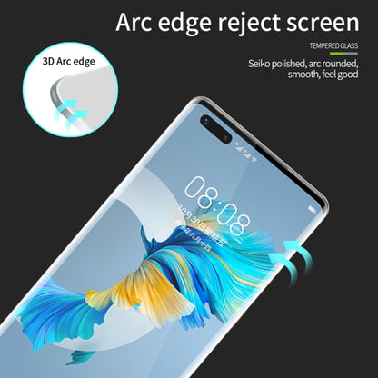 For Huawei Mate 40 Pro MOFI 9H 3D Explosion Proof Thermal Bending Full Screen Tempered Glass Film(Black) - Huawei Tempered Glass by MOFI | Online Shopping UK | buy2fix