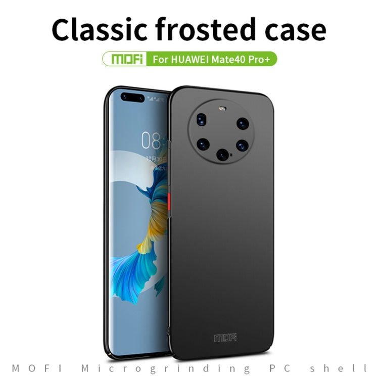 For Huawei Mate 40 Pro+ MOFI Frosted PC Ultra-thin Hard Case(Black) - Huawei Cases by MOFI | Online Shopping UK | buy2fix