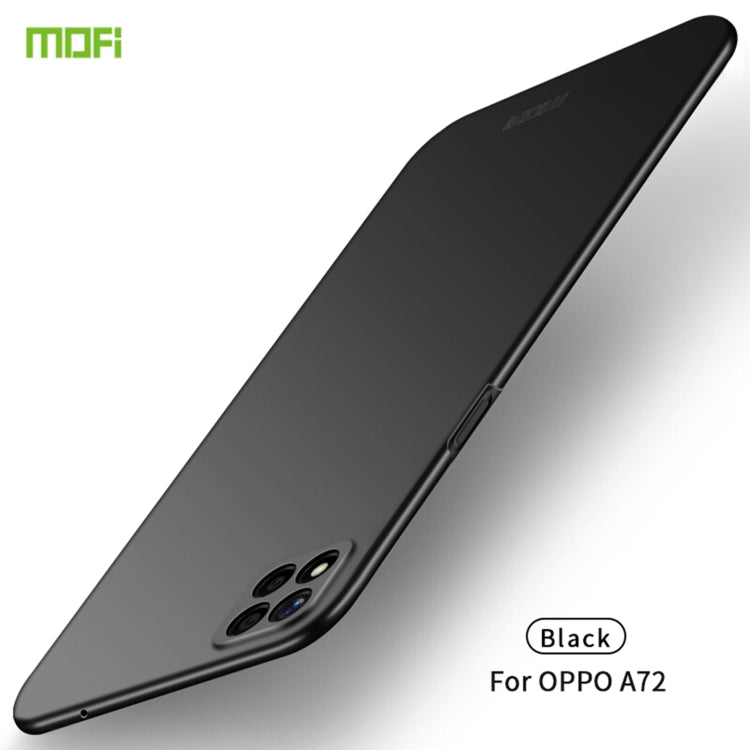 For OPPO A72 MOFI Frosted PC Ultra-thin Hard Case(Black) - OPPO Cases by MOFI | Online Shopping UK | buy2fix