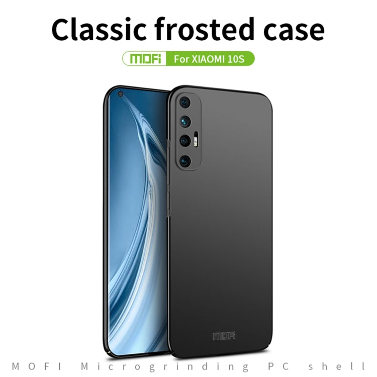 For Xiaomi Mi 10S MOFI Frosted PC Ultra-thin Hard Case(Black) - Xiaomi Cases by MOFI | Online Shopping UK | buy2fix