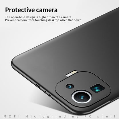 For Xiaomi Mi 11 Pro MOFI Frosted PC Ultra-thin Hard Case(Black) - Xiaomi Cases by MOFI | Online Shopping UK | buy2fix