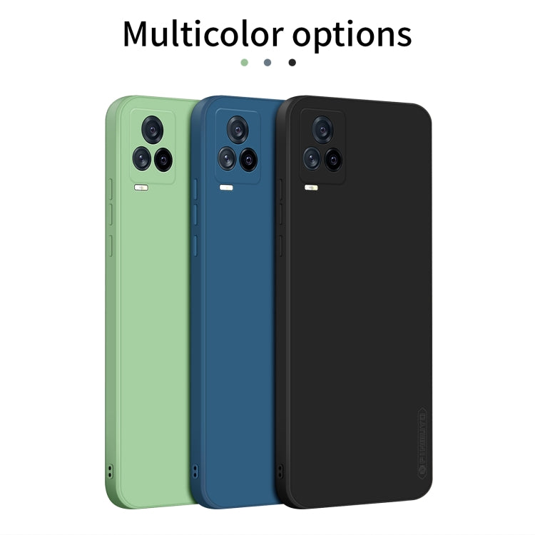 For vivo IQOO7 PINWUYO Touching Series Liquid Silicone TPU Shockproof Case(Green) - OPPO Cases by PINWUYO | Online Shopping UK | buy2fix