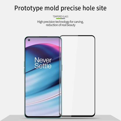 For OnePlus Nord CE 5G MOFI 9H 2.5D Full Screen Tempered Glass Film(Black) - OnePlus Tempered Glass by MOFI | Online Shopping UK | buy2fix