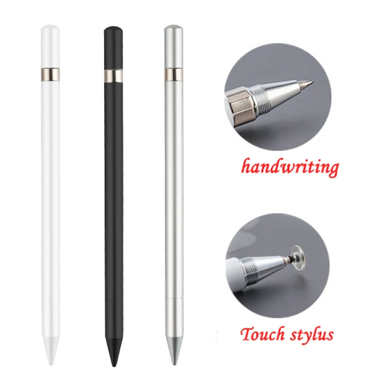 AT-26 2 in 1 Mobile Phone Touch Screen Capacitive Pen Writing Pen with 1 Pen Tip(Black) - Stylus Pen by buy2fix | Online Shopping UK | buy2fix