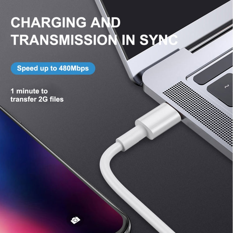 1m PD20W USB-C / Type-C to 8 Pin PD Fast Charging Sync Data Cable for iPhone 13 / 12 Series - Normal Style Cable by buy2fix | Online Shopping UK | buy2fix