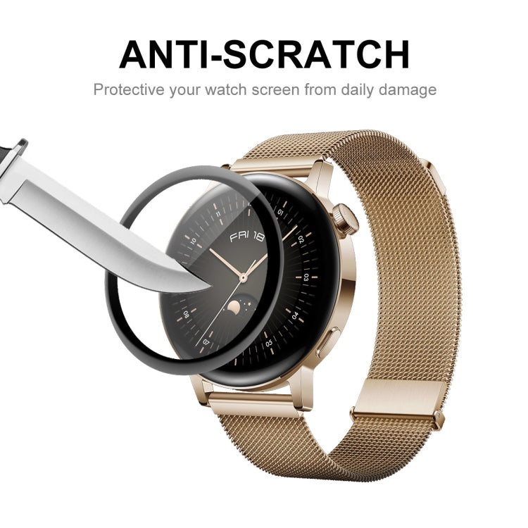 5 PCS For Huawei Watch GT 3 42mm ENKAY Hat-Prince Full Coverage 3D Curved Soft PC Edge + PMMA HD Screen Protector Film - Screen Protector by ENKAY | Online Shopping UK | buy2fix