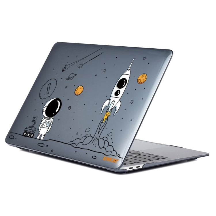 ENKAY Spaceman Pattern Laotop Protective Crystal Case for MacBook Pro 15.4 inch A1707 / A1990(Spaceman No.1) - MacBook Pro Cases by ENKAY | Online Shopping UK | buy2fix