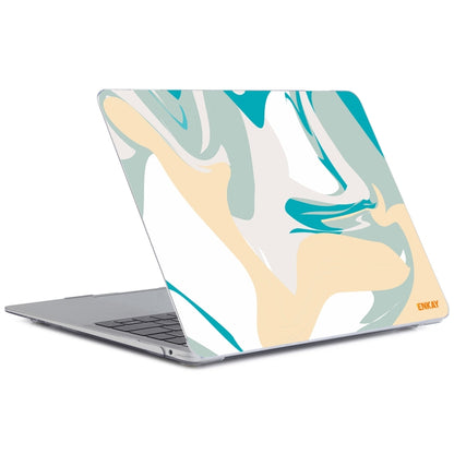 ENKAY Hat-Prince Geometry Pattern Laotop Protective Crystal Case for MacBook Pro 16 inch A2141(Geometry No.6) - MacBook Pro Cases by ENKAY | Online Shopping UK | buy2fix