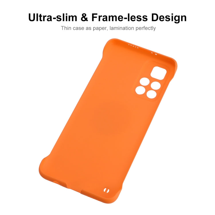 For Xiaomi Redmi Note 11 5G / Note 11T 5G Global / Note 11S 5G / Poco M4 Pro 5G Global  ENKAY Matte Frameless Hard PC Phone Case(Orange) - Xiaomi Cases by ENKAY | Online Shopping UK | buy2fix