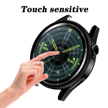 Tempered Glass Film Oil Spray Matte PC Case For Huawei GT3 42mm(Green) - Watch Cases by buy2fix | Online Shopping UK | buy2fix