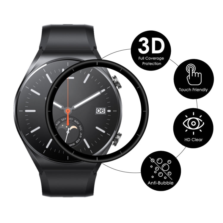 10 PCS For Xiaomi Watch S1 ENKAY Hat-Prince 3D Full Coverage Soft PC Edge + PMMA HD Protector Film - Screen Protector by ENKAY | Online Shopping UK | buy2fix