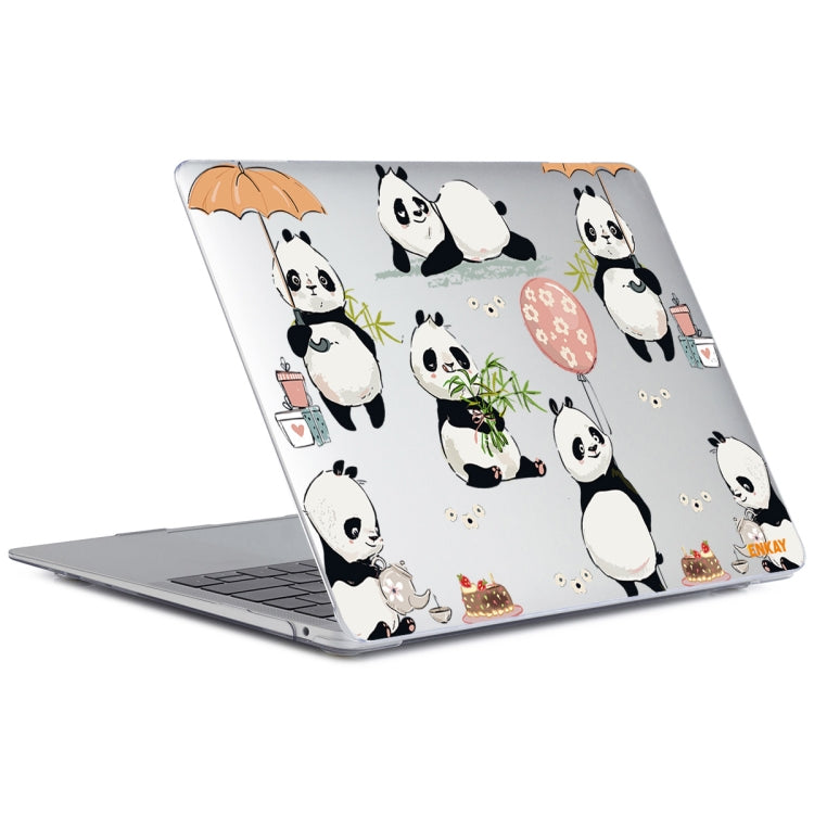 ENKAY Animal Series Pattern Laotop Protective Crystal Case For MacBook Pro 13.3 inch A1706 / A1708 / A1989 / A2159(Panda) - MacBook Pro Cases by ENKAY | Online Shopping UK | buy2fix