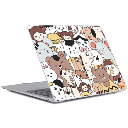 ENKAY Animal Series Pattern Laotop Protective Crystal Case For MacBook Pro 15.4 inch A1707 / A1990(Animals No.1) - MacBook Pro Cases by ENKAY | Online Shopping UK | buy2fix