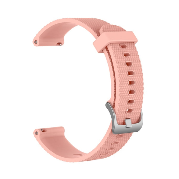 For POLAR Ignite Fashion Textured Silicone Replacement Watch Band(Pink) -  by buy2fix | Online Shopping UK | buy2fix