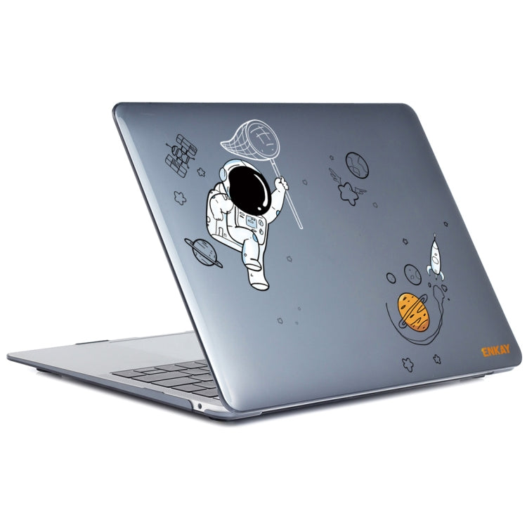 For MacBook Pro 16.2 A2485/A2880 2023 ENKAY Hat-Prince 3 in 1 Spaceman Pattern Laotop Protective Crystal Case with TPU Keyboard Film / Anti-dust Plugs, Version:EU(Spaceman No.2) - MacBook Pro Cases by ENKAY | Online Shopping UK | buy2fix