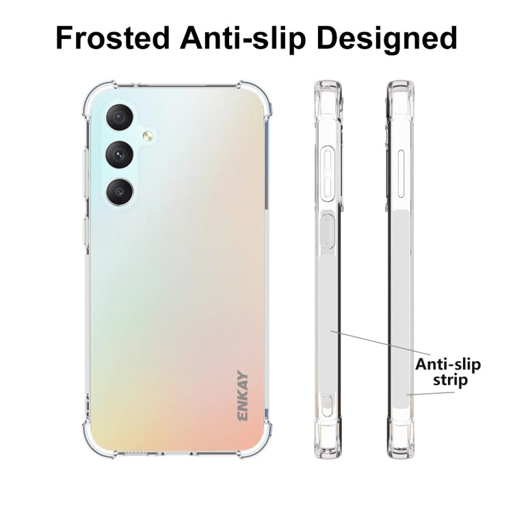 For Samsung Galaxy S23 FE 5G ENKAY Clear TPU Shockproof Anti-slip Phone Case - Galaxy S23 FE 5G Cases by ENKAY | Online Shopping UK | buy2fix