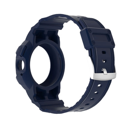 For Google Pixel Watch JUNSUNMAY Integrated TPU Adjustable Elastic Watch Band(Dark Blue) - Watch Bands by JUNSUNMAY | Online Shopping UK | buy2fix