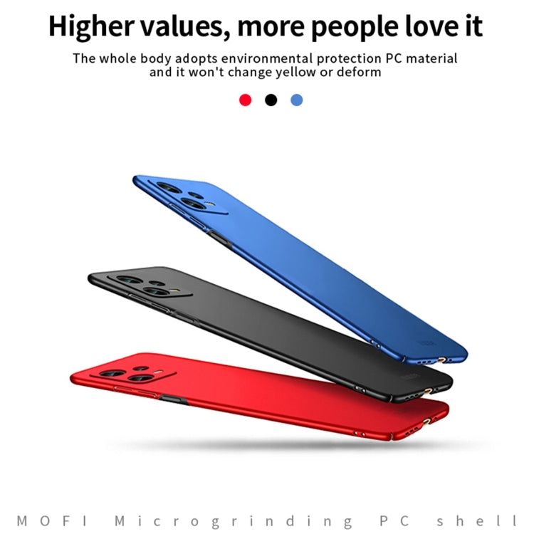 For Xiaomi Redmi Note 12 5G Global MOFI Micro-Frosted PC Ultra-thin Hard Phone Case(Red) - Xiaomi Cases by MOFI | Online Shopping UK | buy2fix