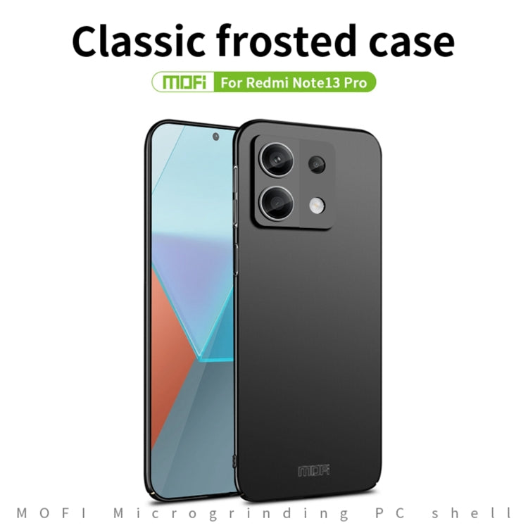 For Xiaomi Redmi Note 13 Pro 5G MOFI Micro-Frosted PC Ultra-thin Hard Phone Case(Red) - Xiaomi Cases by MOFI | Online Shopping UK | buy2fix