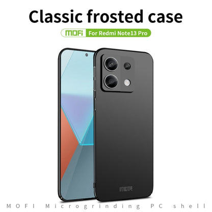 For Xiaomi Redmi Note 13 Pro 5G MOFI Micro-Frosted PC Ultra-thin Hard Phone Case(Red) - Xiaomi Cases by MOFI | Online Shopping UK | buy2fix