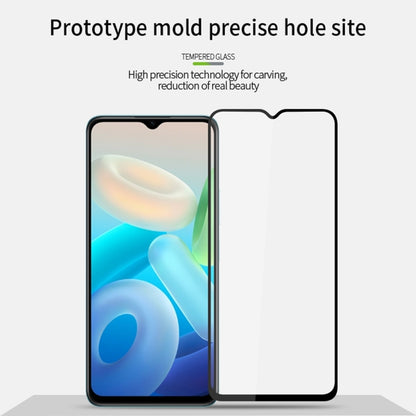 For vivo Y27 PINWUYO 9H 2.5D Full Screen Tempered Glass Film(Black) - vivo Tempered Glass by PINWUYO | Online Shopping UK | buy2fix