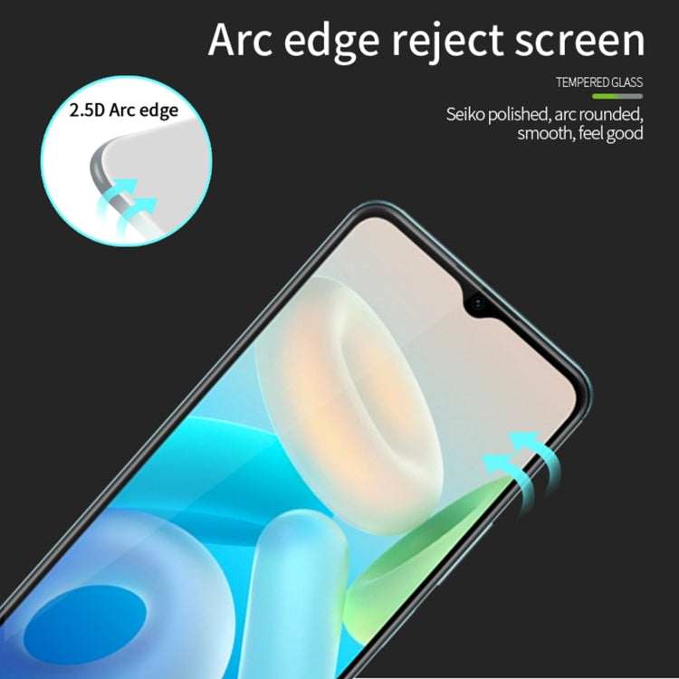 For vivo Y27 PINWUYO 9H 2.5D Full Screen Tempered Glass Film(Black) - vivo Tempered Glass by PINWUYO | Online Shopping UK | buy2fix