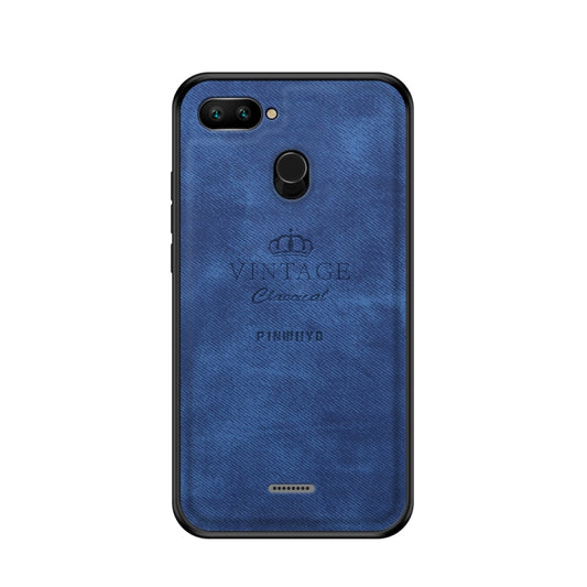 PINWUYO Shockproof Waterproof Full Coverage PC + TPU + Skin Protective Case for Xiaomi Redmi 6(Blue) - Xiaomi Cases by PINWUYO | Online Shopping UK | buy2fix