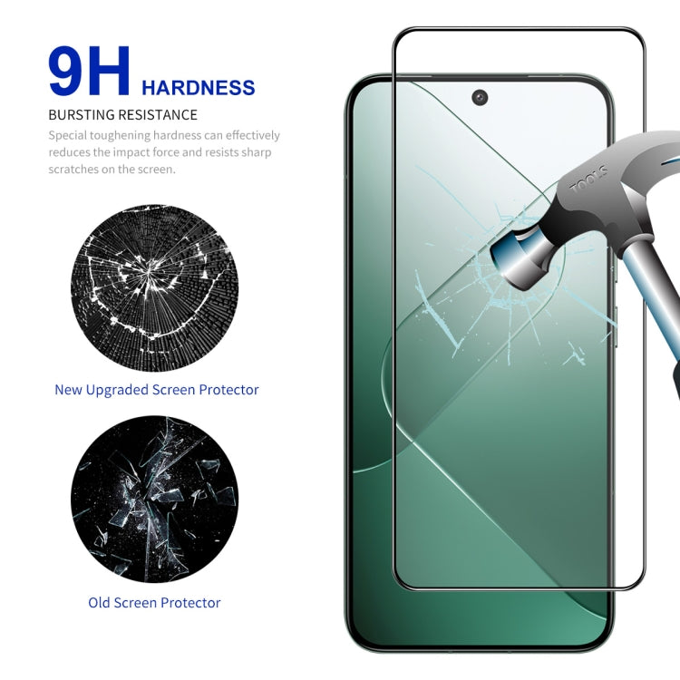 For Xiaomi 14 5pcs ENKAY Hat-Prince Full Glue High Aluminum-silicon Tempered Glass Film - 14 Tempered Glass by ENKAY | Online Shopping UK | buy2fix