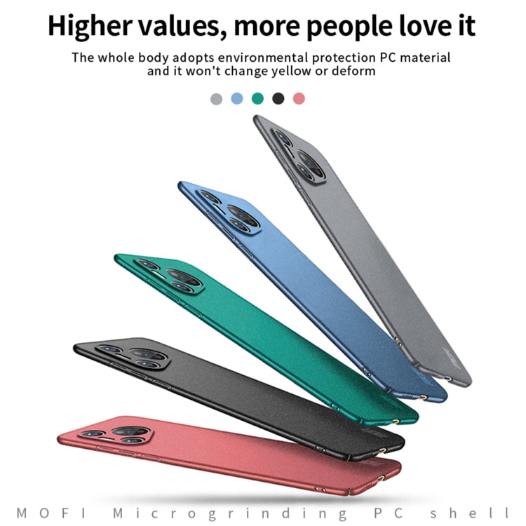 For Huawei Pura 70 MOFI Fandun Series Frosted PC Ultra-thin All-inclusive Phone Case(Red) - Huawei Cases by MOFI | Online Shopping UK | buy2fix