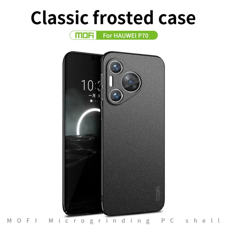 For Huawei Pura 70 MOFI Fandun Series Frosted PC Ultra-thin All-inclusive Phone Case(Red) - Huawei Cases by MOFI | Online Shopping UK | buy2fix