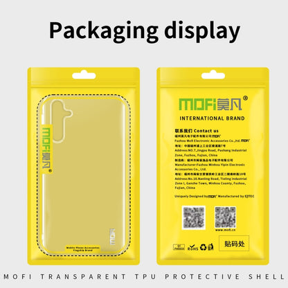 For Samsung Galaxy S23 FE 5G MOFI Ming Series Ultra-thin TPU Phone Case(Transparent) - Galaxy S23 FE 5G Cases by MOFI | Online Shopping UK | buy2fix