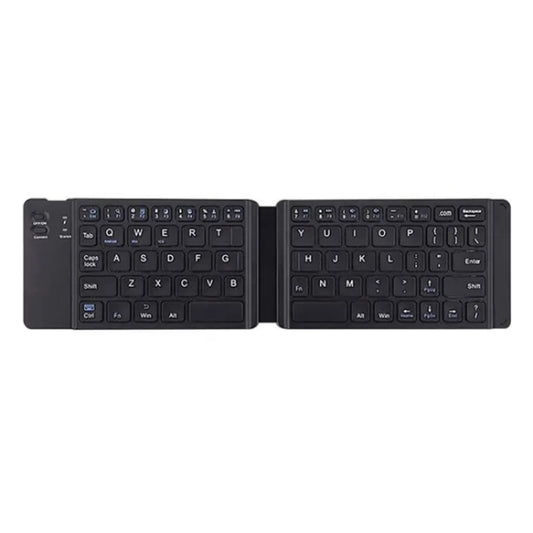 BT18 Bluetooth Keyboard Magnetic Folding Wireless Keyboard For Cell Phones Tablets Computers(Black) - Wireless Keyboard by buy2fix | Online Shopping UK | buy2fix