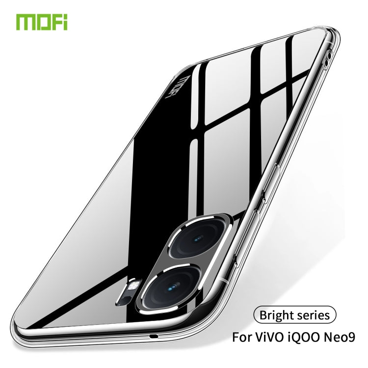 For vivo iQOO Neo9 /9 Pro MOFI Ming Series Ultra-thin TPU Phone Case(Transparent) - iQOO Neo9 Cases by MOFI | Online Shopping UK | buy2fix