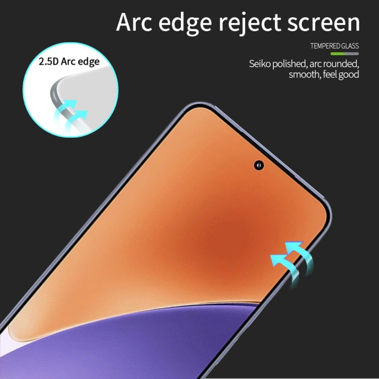 For Xiaomi 15 MOFI 9H 2.5D Full Screen Tempered Glass Film(Black) -  by MOFI | Online Shopping UK | buy2fix