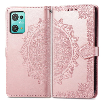 For Blackview C30 Pro Mandala Flower Embossed Leather Phone Case(Rose Gold) - More Brand by buy2fix | Online Shopping UK | buy2fix