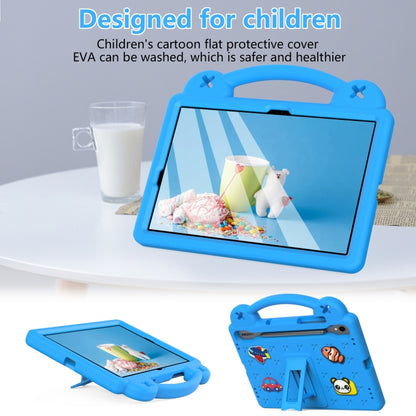 For Samsung Galaxy Tab S9 X710/X716B Handle Kickstand Children EVA Shockproof Tablet Case(Sky Blue) - Galaxy Tab S9 Cases by buy2fix | Online Shopping UK | buy2fix