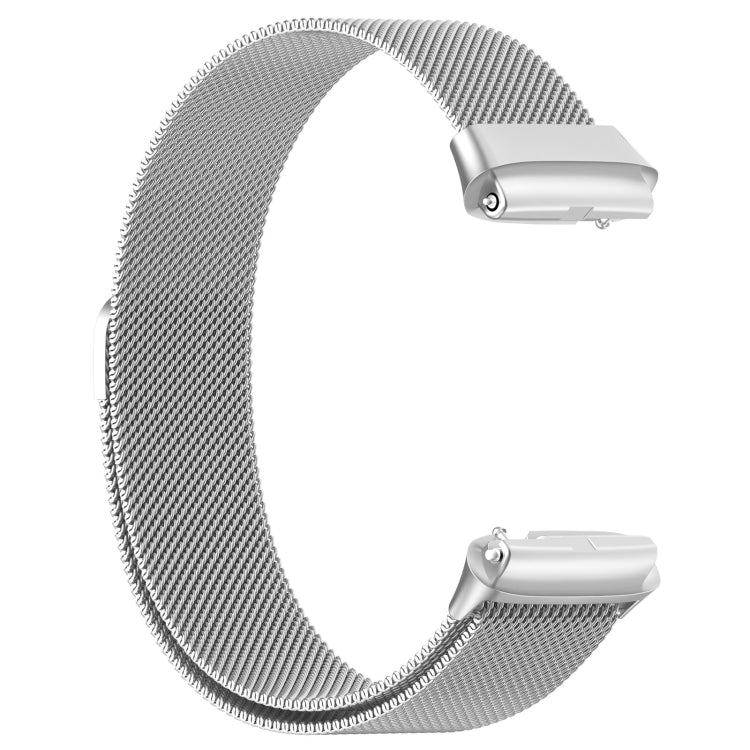 For Redmi Watch 3 Lite Milan Magnetic Steel Mesh Watch Band(Silver) - Watch Bands by buy2fix | Online Shopping UK | buy2fix