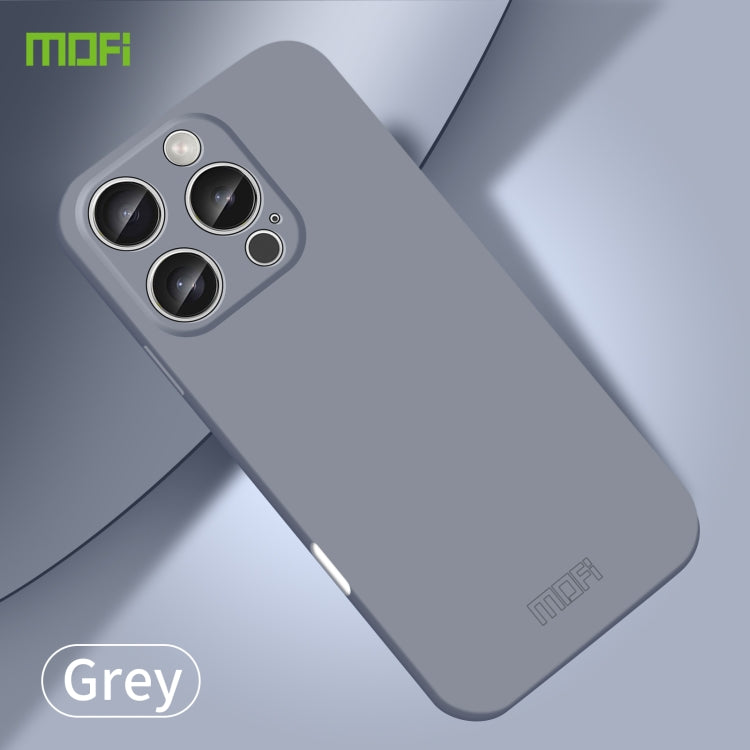 For iPhone 16 Pro MOFI Qin Series Skin Feel All-inclusive PC Phone Case(Gray) - iPhone 16 Pro Cases by MOFI | Online Shopping UK | buy2fix