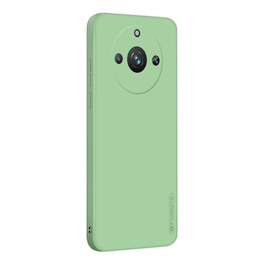 For Realme 11Pro / 11 Pro+ PINWUYO Sense Series Liquid Silicone TPU Phone Case(Green) - Realme Cases by PINWUYO | Online Shopping UK | buy2fix