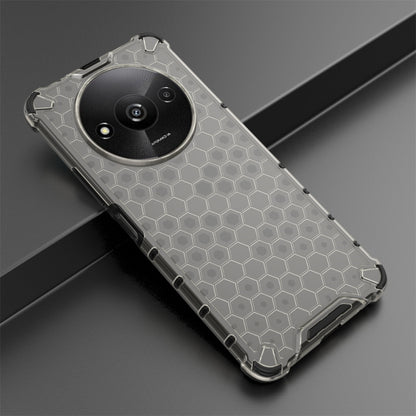 For Xiaomi Redmi A3 Shockproof Honeycomb Phone Case(Black) - Xiaomi Cases by buy2fix | Online Shopping UK | buy2fix