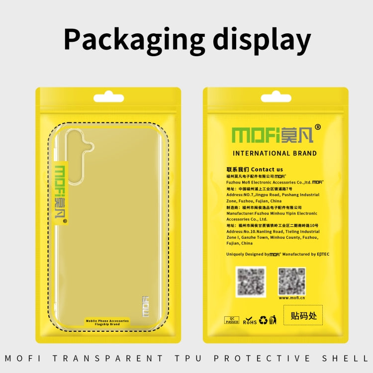 For Samsung Galaxy A05 MOFI Ming Series Ultra-thin TPU Phone Case(Transparent) - Galaxy Phone Cases by MOFI | Online Shopping UK | buy2fix